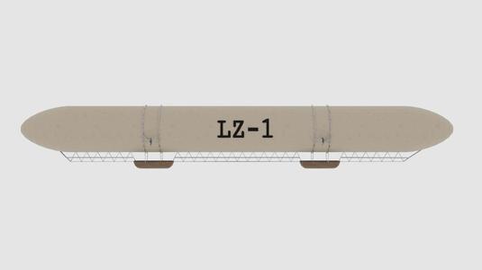 LZ1 airship replica