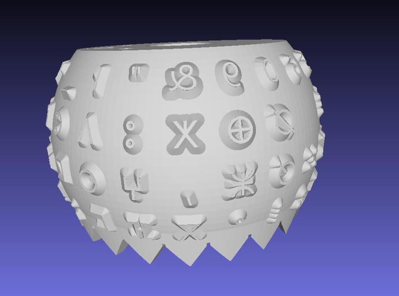 Tifinagh/Tamazight typeball for the Selectric Typewriter