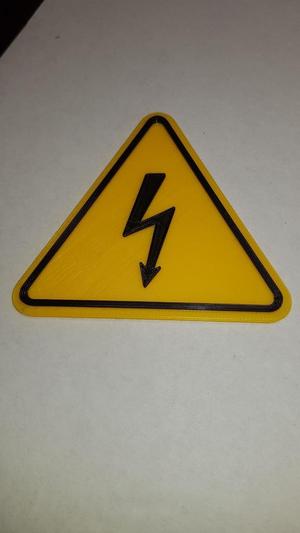 Danger Plate Achtung Elektrizität Platte
