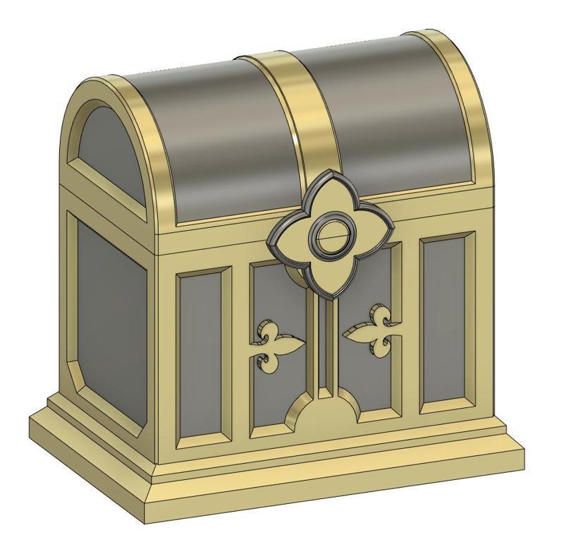 Luxurious Chest Dice Box