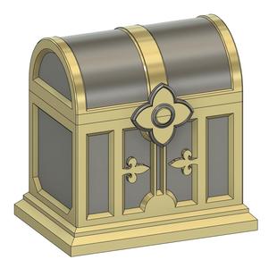 Luxurious Chest Dice Box