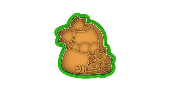 EASTER BASKET CUTTER AND STAMP