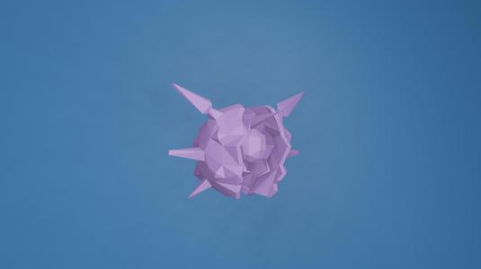 Pokemon Cloyster low poly