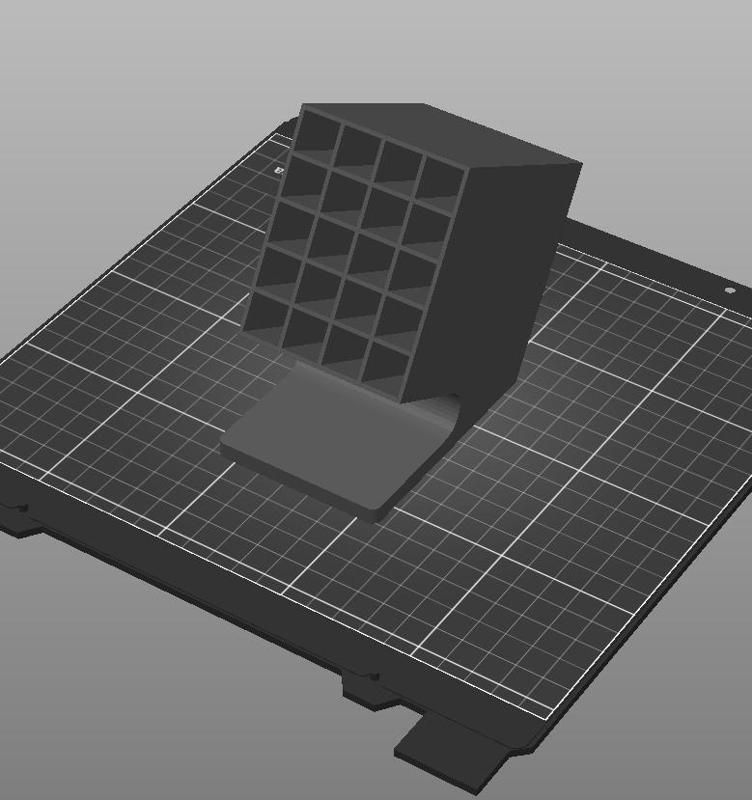 20 Slot Pencil Holder (30 Degree tilt) (No Supports!)
