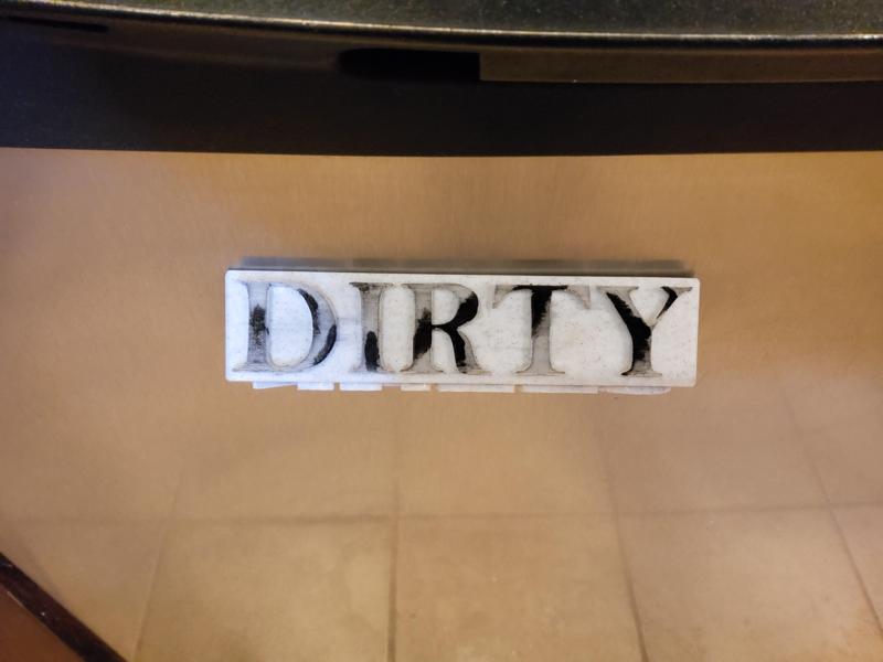 Clean/Dirty Magnetic Spin Sign