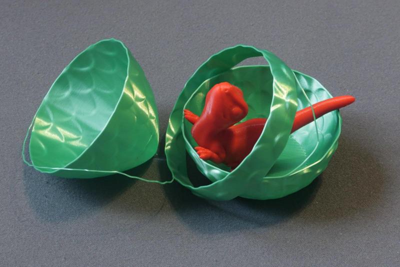 Crackable surprise dragon egg