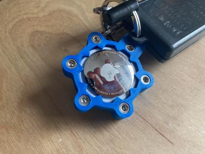Overkill AirTag Keychain OR for your dogs collar