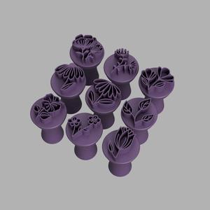 Carimbo Brigadeiro - Flores