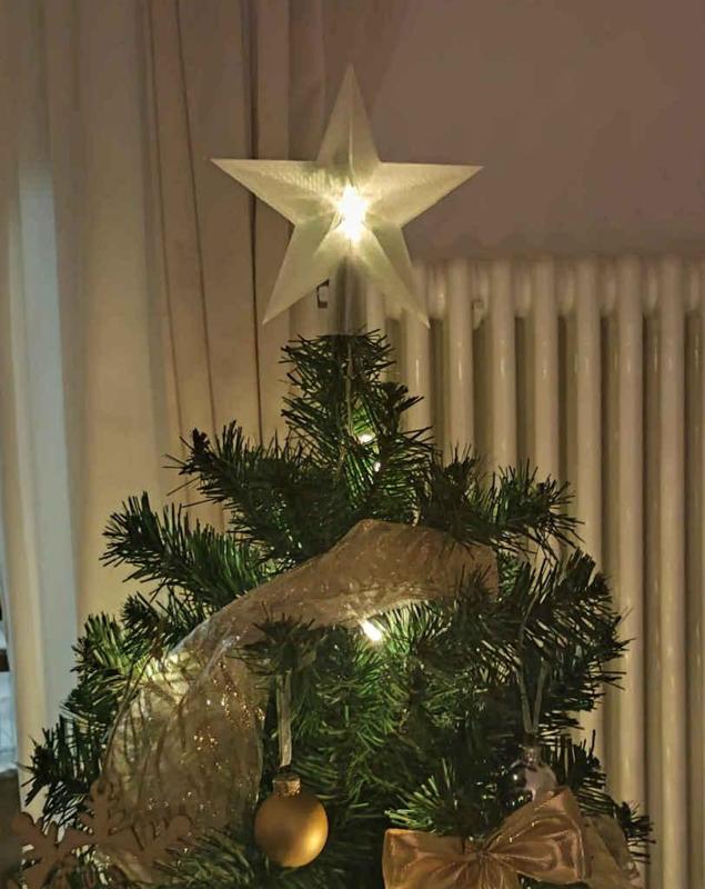 Xmas tree star topper