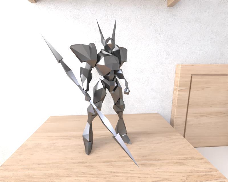 Tekkaman Blade Lowpoly