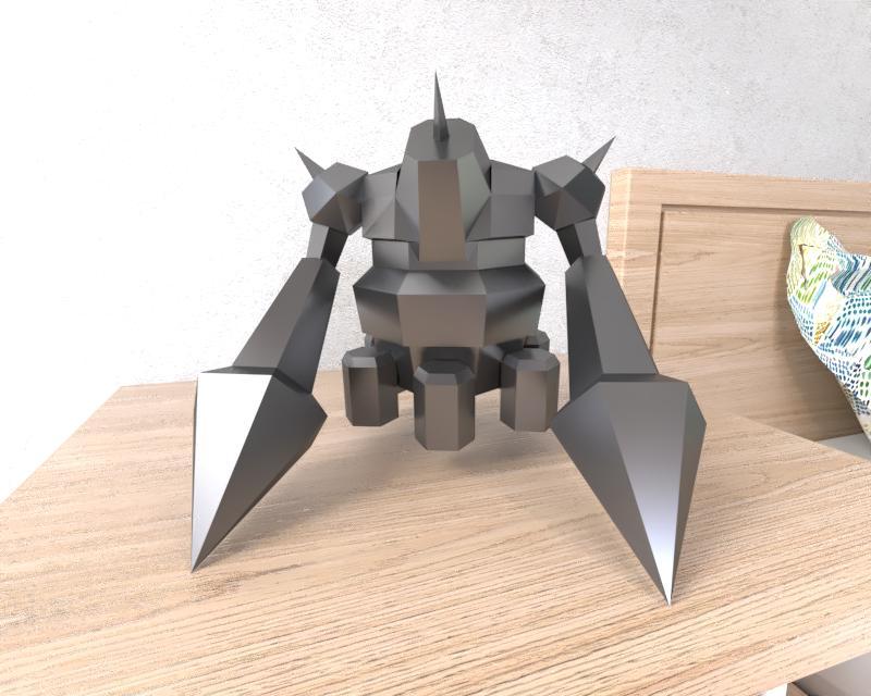 Hanmuru Doll Lowpoly