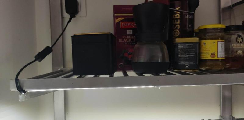 Kungsfors rail shelf - led mount