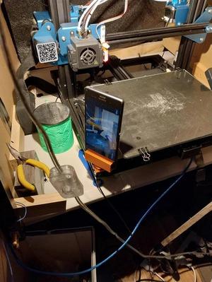 2020 extrusion 3d printer phone mount
