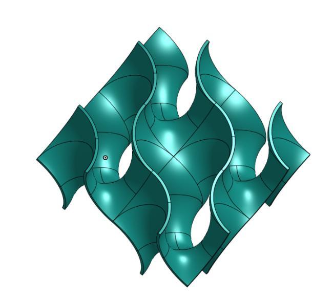 Gyroid infinite amazing pattern