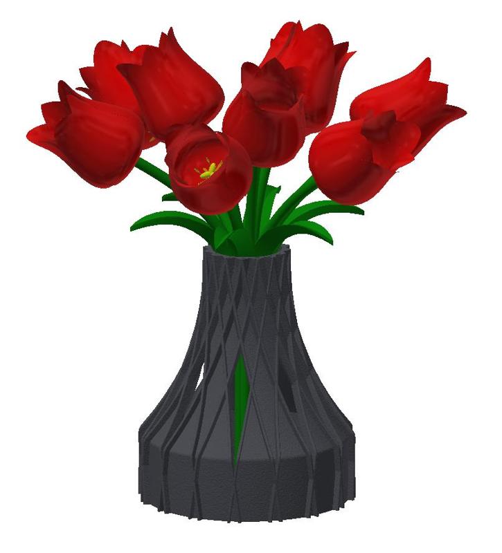 Decorative flower plant vase