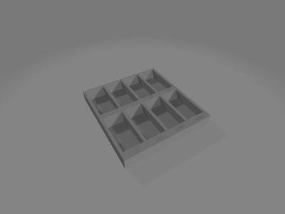 Angled coin Holder