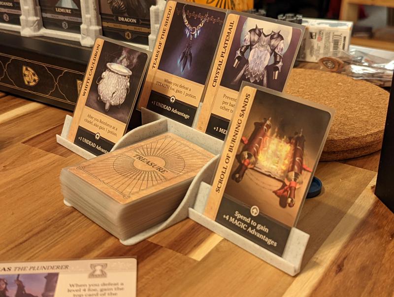 Return to Dark Tower - 4-card & 3-card Treasure Card Holder and Display