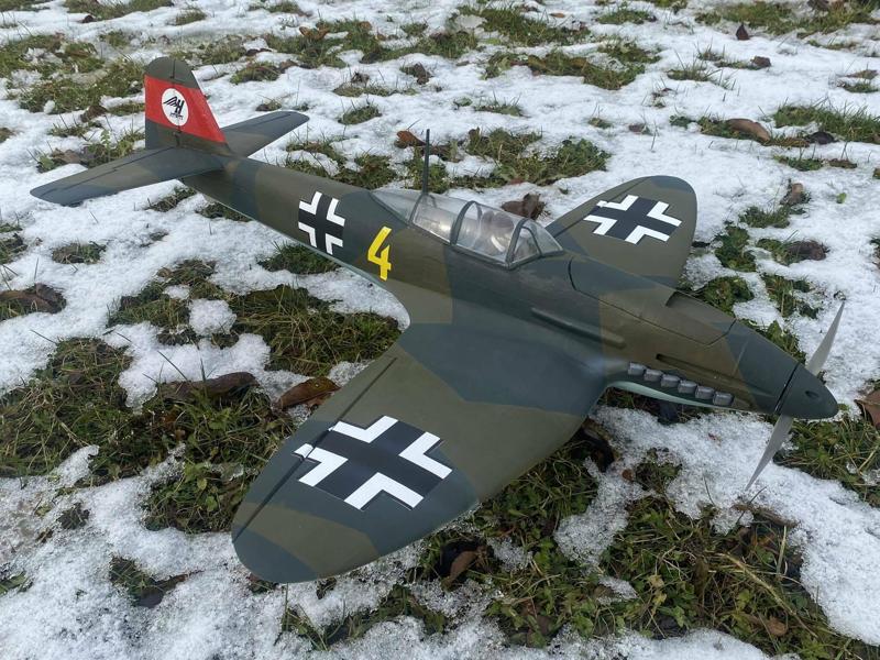 He-112B German WWII Fighter 758mm 1:12 (L3D)