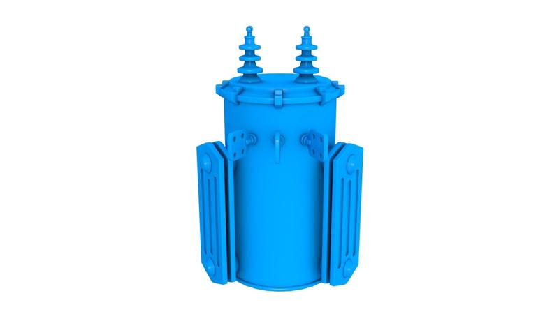 Electric Pole Transformer / transformer stl