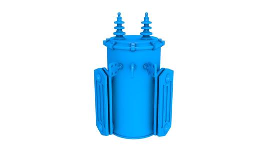 Electric Pole Transformer / transformer stl
