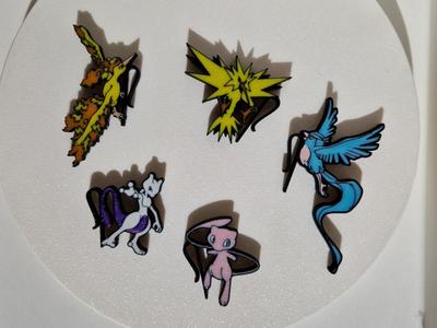 Pokemon Glass Markers - Legendary Set