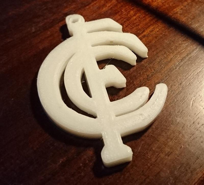 Carlton Football Club Keyring