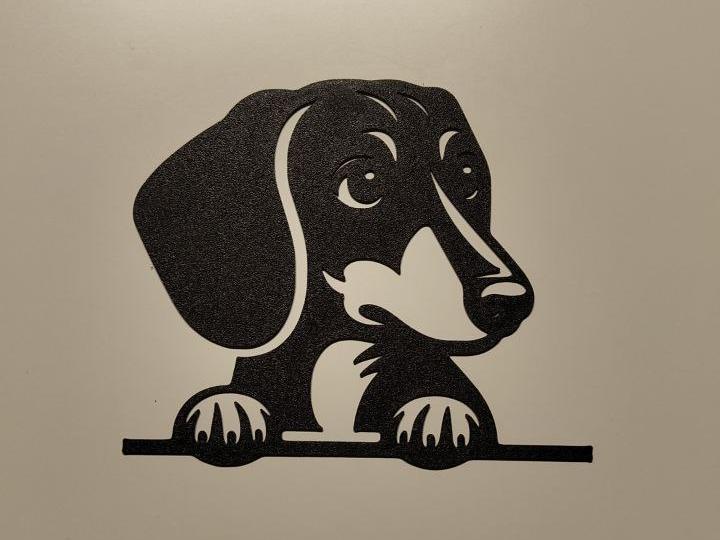 Dachshund dog wall art