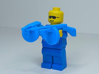 Tommy Gun Minifigure Brick
