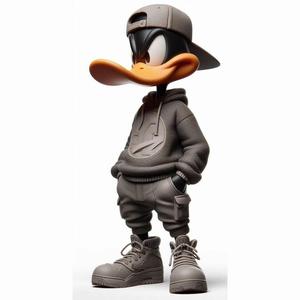 Urban Vibes / Urban daffy duck 08 / art toy / fan art / looney tunes / magic makes