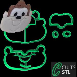 CORTADOR LOONEY TUNES BABY - TAZ - 6cm