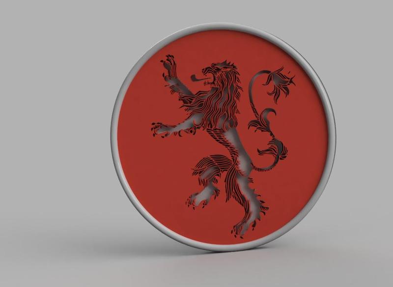Game of Thrones coaster - Lannister