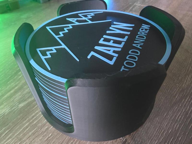 Mountain Milestone Markers & Holder