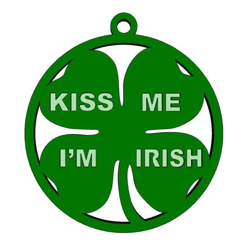 Kiss Me I'm Irish Pendant