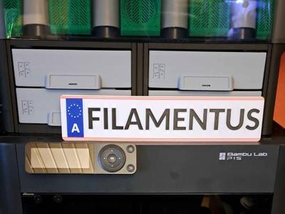 Austrian license plate