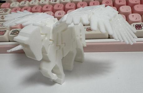 Articulated Unicorn (detachable articulated wings) Unicorn Wings Articulated Wings Articulated Toy Articulated Figurine