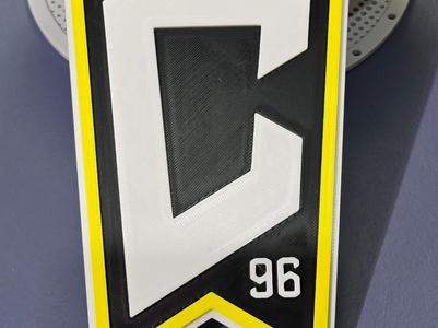 MLS COLUMBUS CREW  UNION 3D Logo v2 180MM series