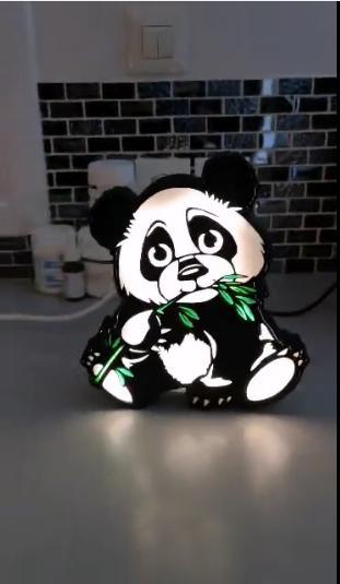 Panda led light lamp