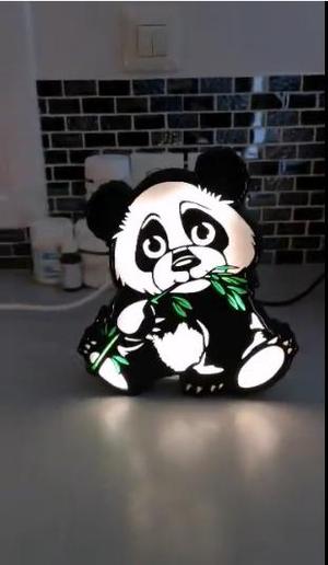 Panda led light lamp