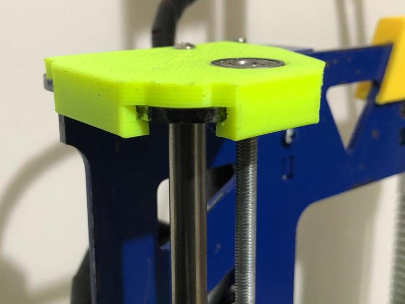 z-axis bearing holder and z-bar stabilizer for prusa p3steel revised