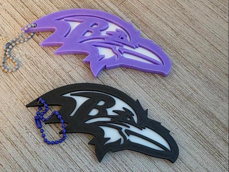 Baltimore Ravens Football NFL Keychain