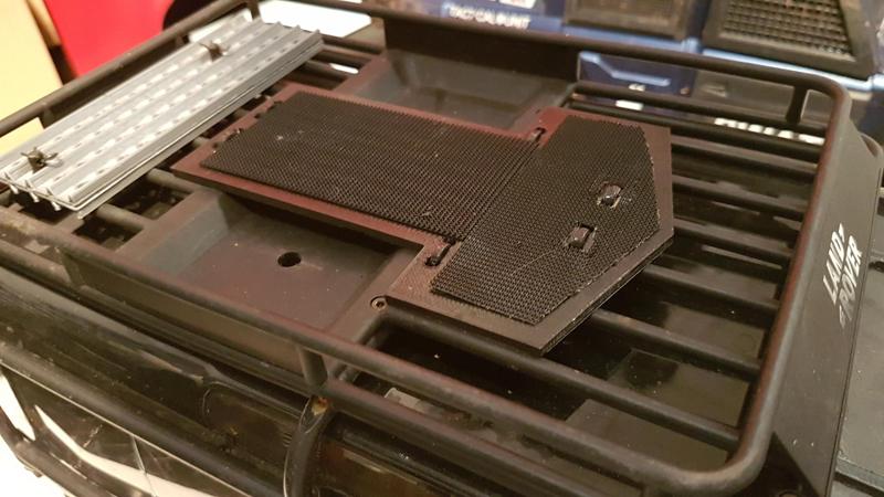 Traxxas TRX-4 Defender Roll Cage Roof plate