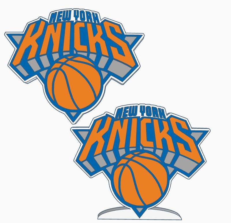 2x NEW YORK KNICKS Logo Display by MANIACMANCAVE3D