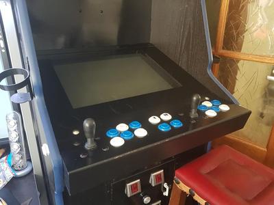 Arcade button panel layout