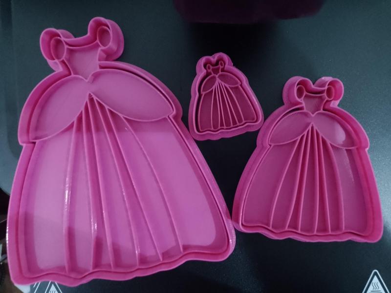 Cinderella dress cookie cutter