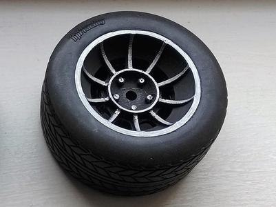 1/10 RC General Lee Vector Style Wheels