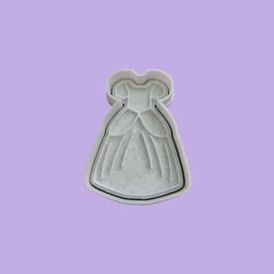 princess dress cutter + princess dress stamp /princess dress cutter + stamp