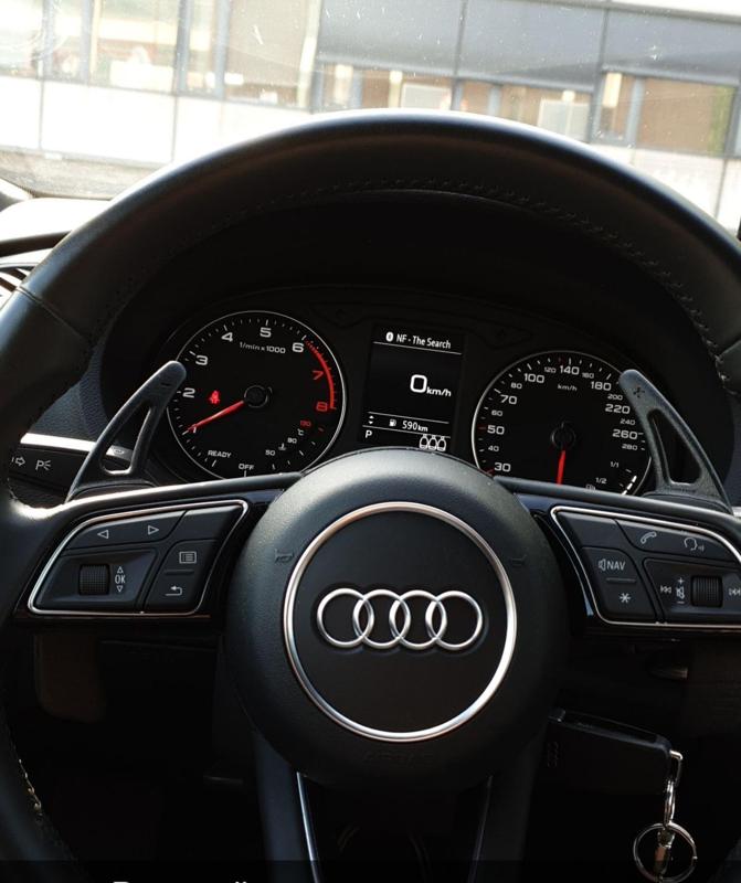 Audi A3 shift paddles