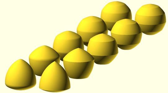 Constant width solids