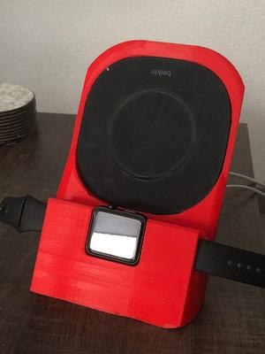 Apple Watch 42mm  and Iphone 8+ Belkin wireless charging stand