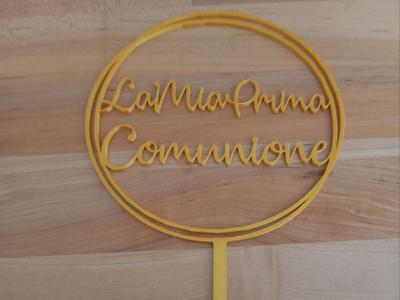 First Communion Cake Topper